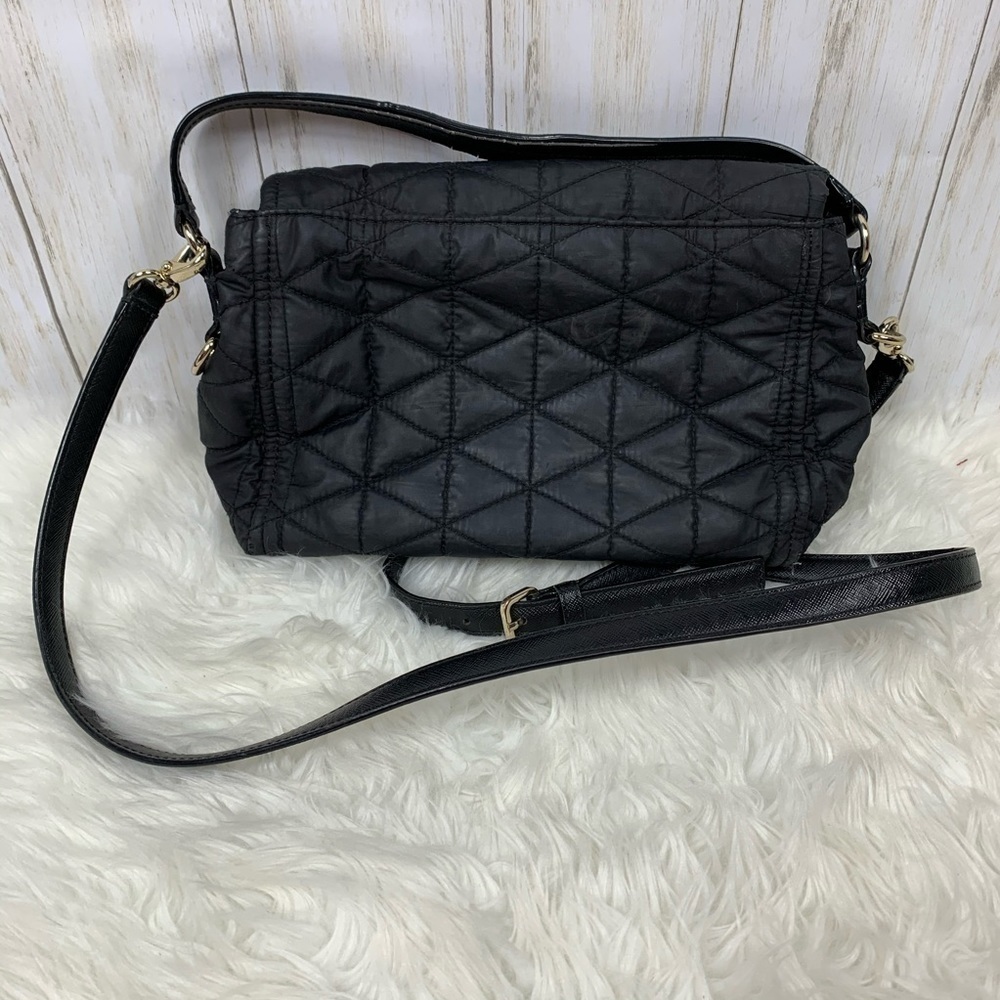Kate Spade Quilted Flap Purse – Black – Convertible Shoulder/Handbag - Picture 5 of 8